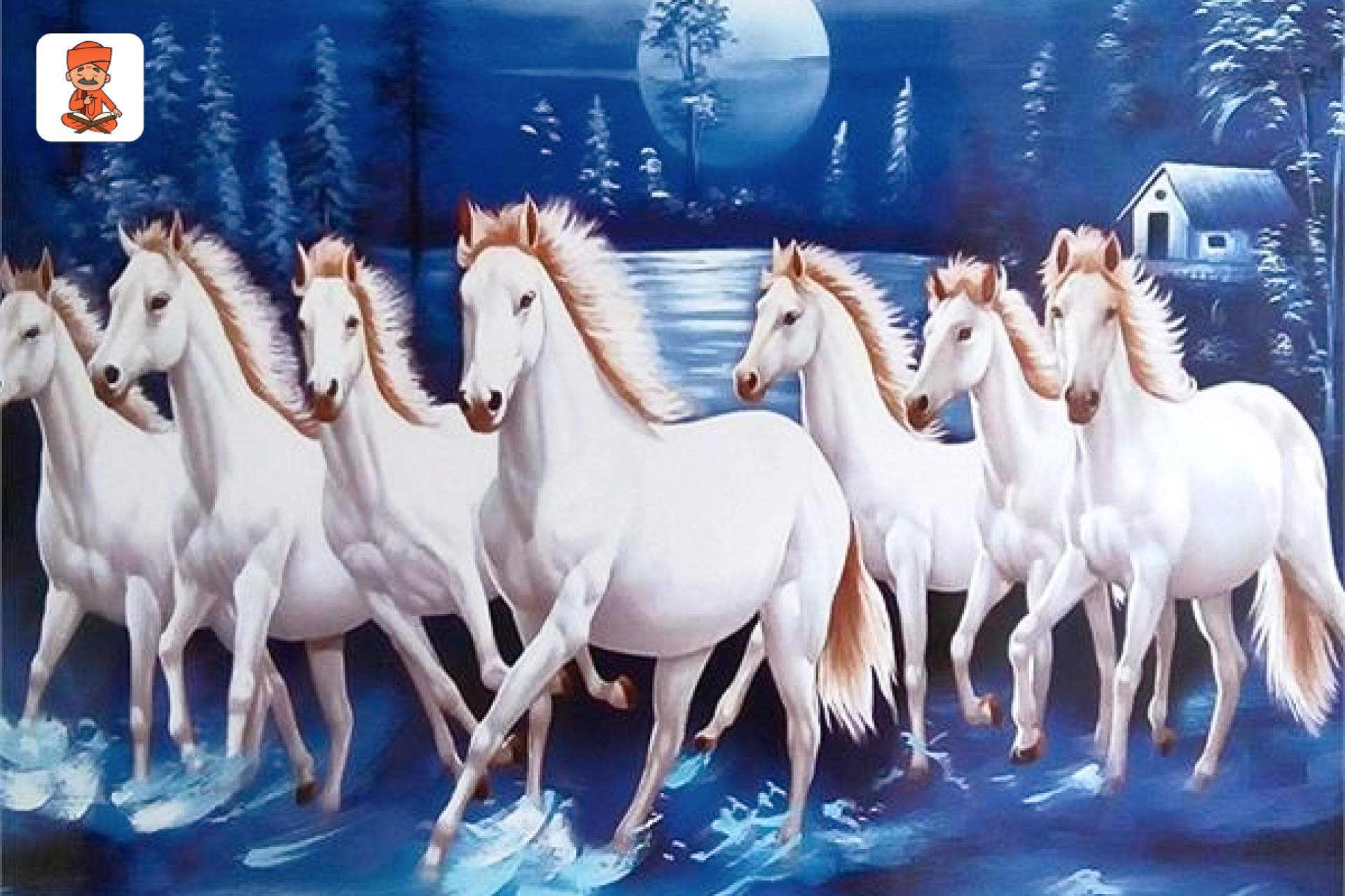 वास्तु शास्त्र: सात सफेद घोड़ों की तस्वीर को क्यों माना जाता है महत्वपूर्ण, जानें इसका रहस्य